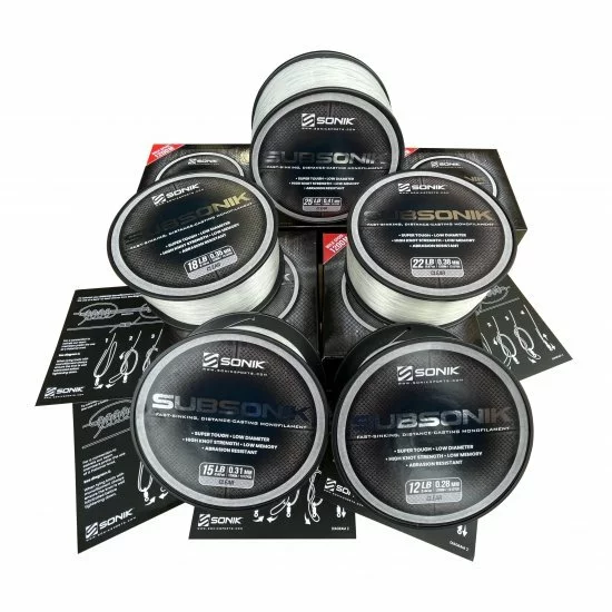 Sonik Subsonik Monofilament Clair 0.41mm 3000m 1 Sonik Subsonik Monofilament Clair 0.41mm 3000m