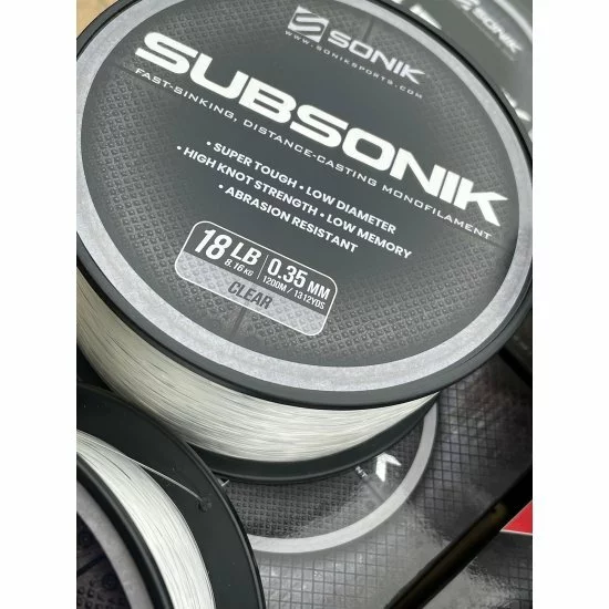 Sonik Subsonik Monofilament Clair 0.31mm 3000m 4 Sonik Subsonik Monofilament Clair 0.31mm 3000m – Image 4