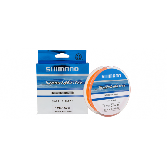 Shimano Speedmaster Conique Leader Orange 10X15m 0.20-0.57mm 2 Shimano Speedmaster Conique Leader Orange 10X15m 0.20-0.57mm – Image 2