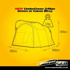 Solar Tackle Solar Undercover 2 Place Bivouac Capsule Intérieure -Accessoires de tente Soldes Magasin y3U0RpMQ 550x550 1